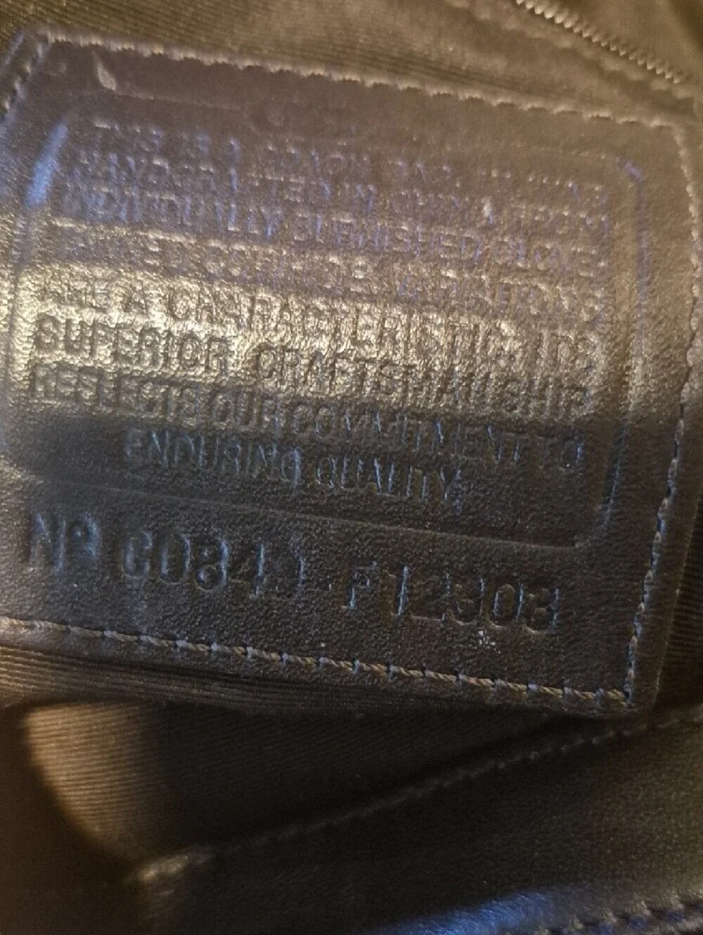 Coach Tan and Dark Brown Leather Hobo Bag